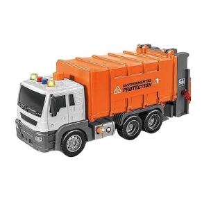 RTOYS Truck Car - Детски боклукчийски камион с музика и светлини, 1:16