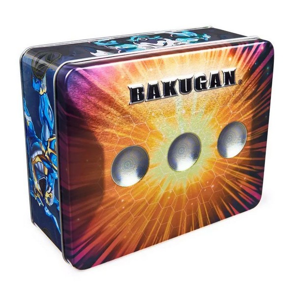 Продукт Spin Master Bakugan Baku-Tin, Sectanoid Premium, с изненада - Комплект с топчета в метална кутия за съхранение - 0 - BG Hlapeta