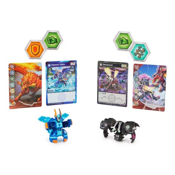 Продукт Spin Master Bakugan Baku-Tin, Sectanoid Premium, с изненада - Комплект с топчета в метална кутия за съхранение - 0 - BG Hlapeta