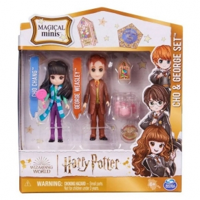Spin Master Harry Potter Wizarding World Magical Minis Cho Chang и George Weasley - Комплект фигури