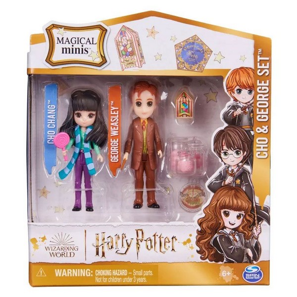 Продукт Spin Master Harry Potter Wizarding World Magical Minis Cho Chang и George Weasley - Комплект фигури - 0 - BG Hlapeta