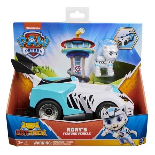 Продукт Spin Master Paw Patrol Cat Pack, превозно средство и фигура Rory - Игрален комплект - 0 - BG Hlapeta