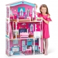 Продукт Woodyland Мирабела - Дървена къща с обзавеждане и асансьор за кукли тип Барби - 1 - BG Hlapeta