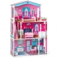 Продукт Woodyland Мирабела - Дървена къща с обзавеждане и асансьор за кукли тип Барби - 11 - BG Hlapeta