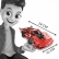 Buki France Спортна кола с дистанционно управление - Конструктор, 2 в 1, 24 х 10 см 351 части