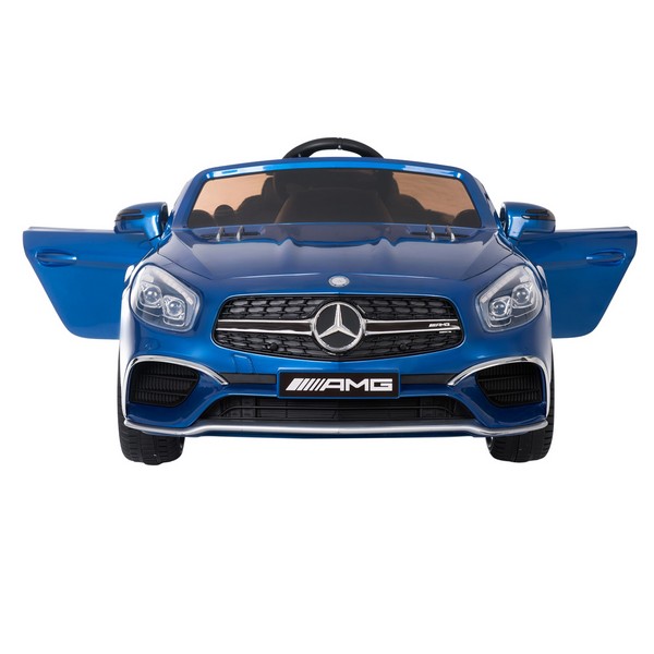 Продукт Акумулаторна кола Licensed Mercedes Benz SL65 SP, 12V с кожена седалка и отварящи се врати - 0 - BG Hlapeta