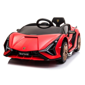 Акумулаторна кола Licensed Lamborghini Sian, 12V с дрифт и кожена седалка