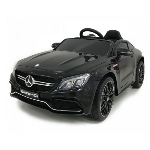 Продукт Акумулаторна кола Licensed Mercedes Benz AMG C63 S SP, 12V с меки гуми и кожена седалка - 0 - BG Hlapeta