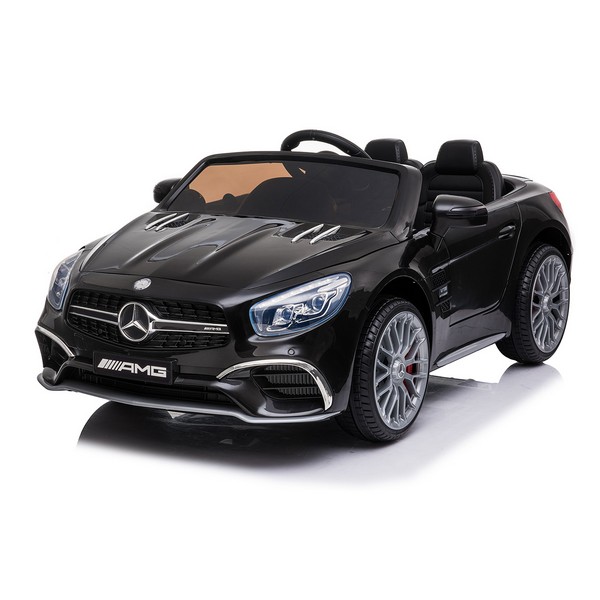 Продукт Акумулаторна кола Licensed Mercedes Benz SL65 SP, 12V с кожена седалка и отварящи се врати - 0 - BG Hlapeta