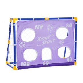 King sport - Футболна врата с топка и аксесоари
