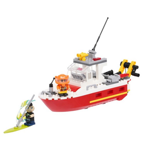 Продукт BanBao - Конструктор пожарна спасителна лодка с 295 части - 0 - BG Hlapeta
