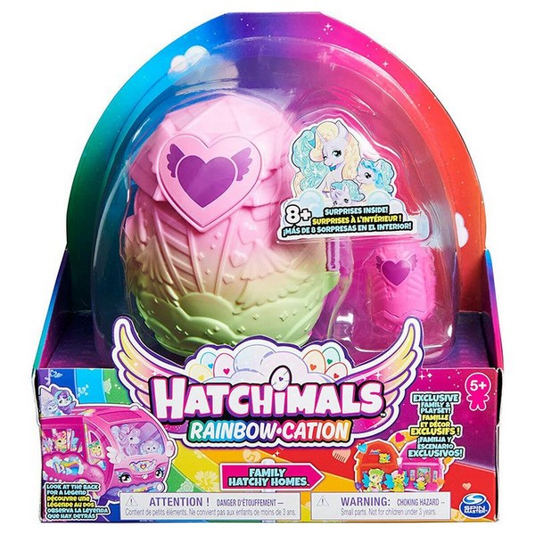 Продукт Spin Master Hatchimals CollEGGtibles Rainbow-Cation Hatchy Homes - Яйце изненада - 0 - BG Hlapeta