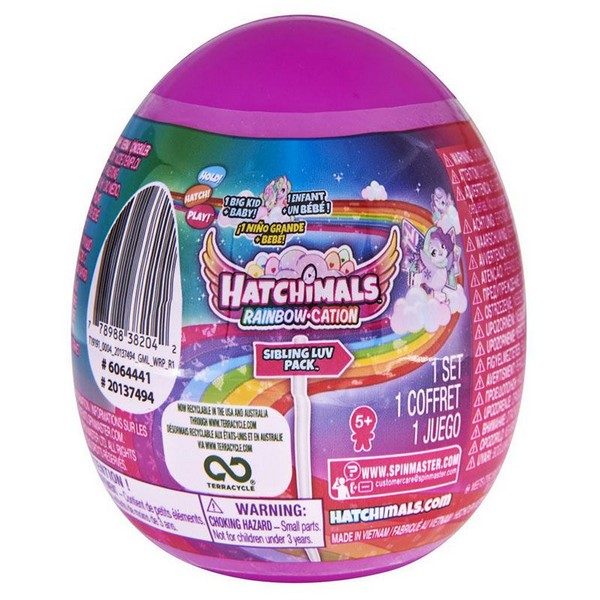 Продукт Spin Master Hatchimals Rainbow-Cation Sibling Luv Pack - Яйце изненада - 0 - BG Hlapeta