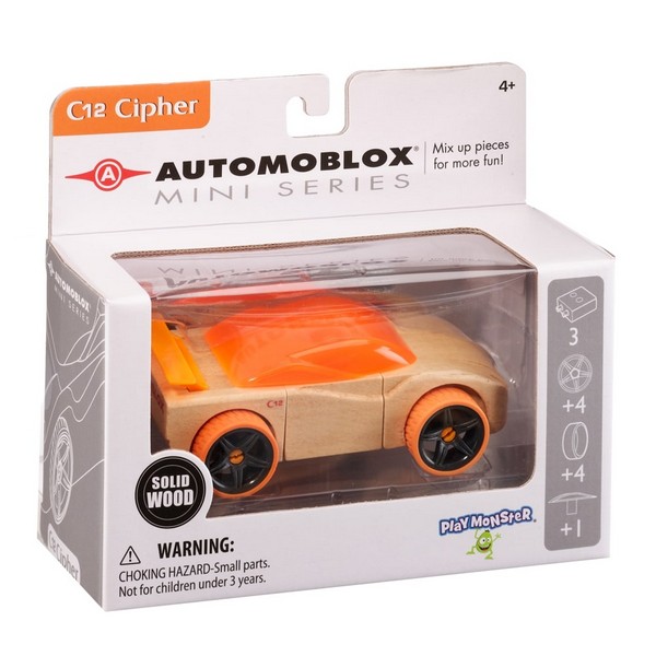 Продукт Automoblox Mini C12 Cipher - Дървена кола - 0 - BG Hlapeta