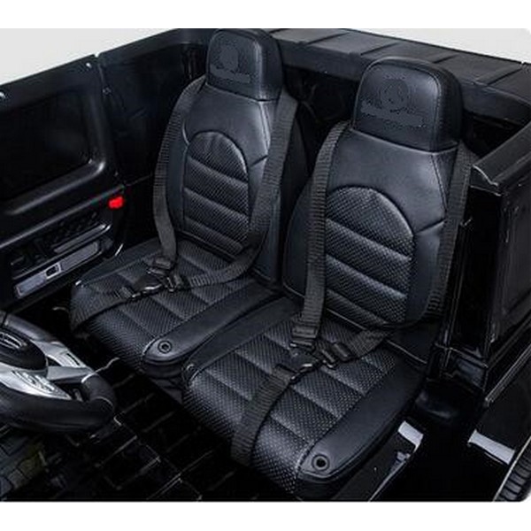 Продукт Двуместен акумулаторен джип MERCEDES AMG G63 SUV 12V, с меки гуми,амортисьори и кожени седалки - 0 - BG Hlapeta