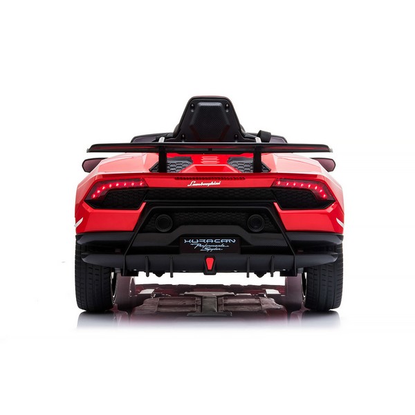 Продукт Акумулаторна кола Lamborghini Huracan 12V с меки гуми и кожена седалка - 0 - BG Hlapeta