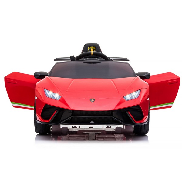 Продукт Акумулаторна кола Lamborghini Huracan 12V с меки гуми и кожена седалка - 0 - BG Hlapeta