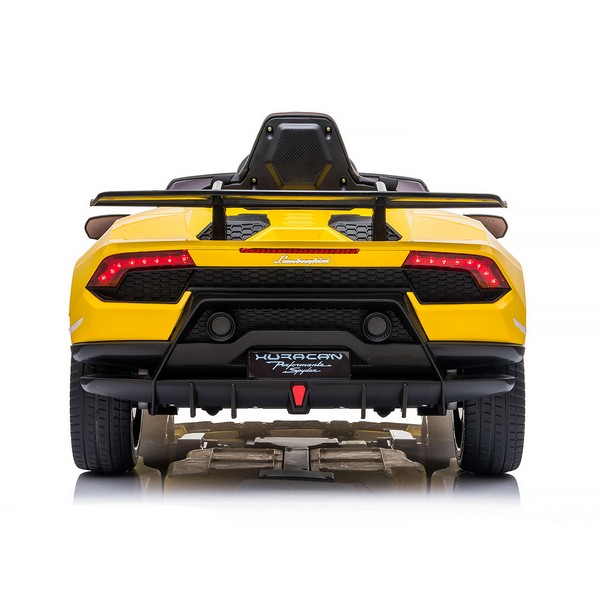 Продукт Акумулаторна кола Lamborghini Huracan 12V с меки гуми и кожена седалка - 0 - BG Hlapeta