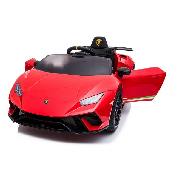 Продукт Акумулаторна кола Lamborghini Huracan 12V с меки гуми и кожена седалка - 0 - BG Hlapeta