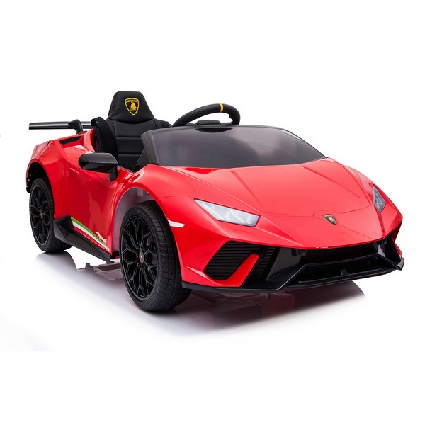 Продукт Акумулаторна кола Lamborghini Huracan 12V с меки гуми и кожена седалка - 0 - BG Hlapeta