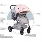 Продукт Moni Ciara - Комбинирана детска количка - 30 - BG Hlapeta