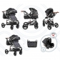 Продукт Moni Gala Premium -  Комбинирана детска количка 2в1  - 5 - BG Hlapeta