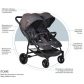 Продукт Moni Rome - Комбинирана детска количка за близнаци - 3 - BG Hlapeta