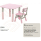 Moni Garden Lala - Маса с един стол - 14.5x61x61 см Продукт Moni Garden Lala - Маса с един стол - 14.5x61x61 см - 1 - BG Hlapeta
