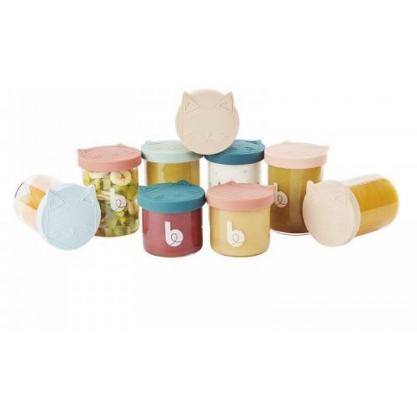 Продукт Babymoov ISY Bowls - Комплект Стъклени купички за храна 6 броя по 250 мл и 3 броя по 120 мл - 0 - BG Hlapeta
