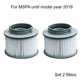 MSpa - Картушен филтър за надуваемо СПА 2 бр с вгардена база