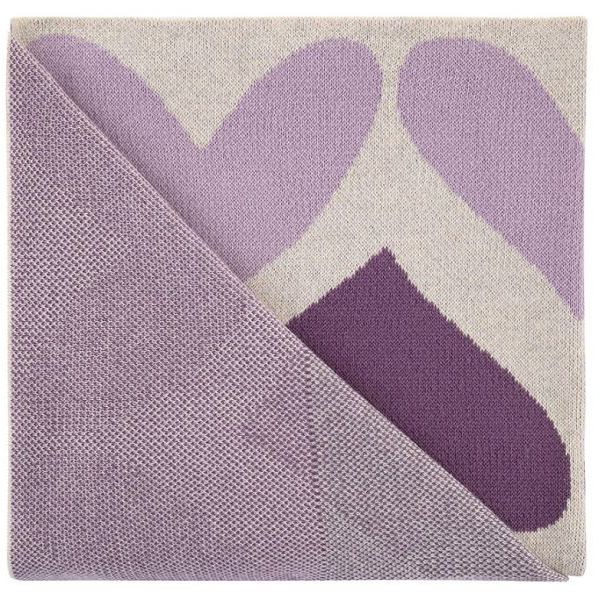 Продукт  Petite & Mars - Pure Hearts Памучно плетено одеяло - 0 - BG Hlapeta