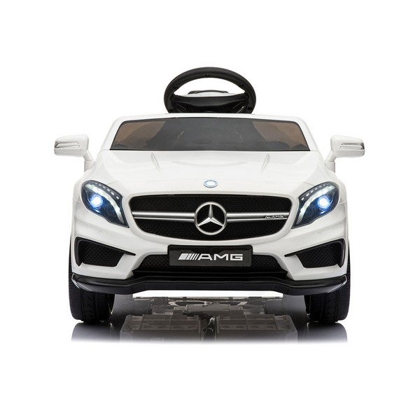 Продукт Акумулаторна кола MercedesBenz GLA45 12V с меки гуми и коженa седалка - 0 - BG Hlapeta