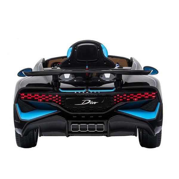 Продукт Акумулаторна кола licensed Bugatti Divo 12V с меки гуми и кожена седалка - 0 - BG Hlapeta