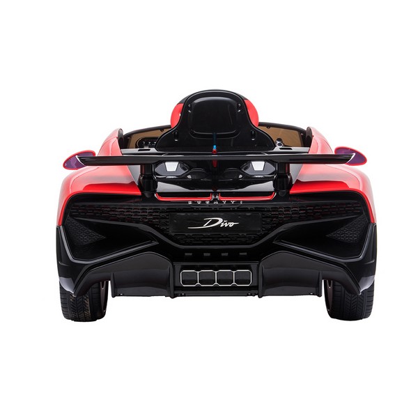 Продукт Акумулаторна кола licensed Bugatti Divo 12V с меки гуми и кожена седалка - 0 - BG Hlapeta