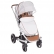 Kikkaboo Divaina Grey - Комбинирана количка 2в1 с кош за новородено