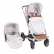 Kikkaboo Divaina Grey - Комбинирана количка 2в1 с кош за новородено 2