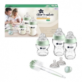 Tommee Tippee - Комплект за новородено Easi-Vent СТЪКЛО 