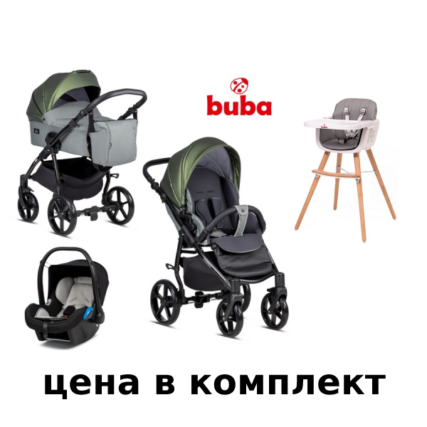 Продукт Промо пакет Buba Karina - Бебешка количка 3в1 + столче за хранене - 0 - BG Hlapeta