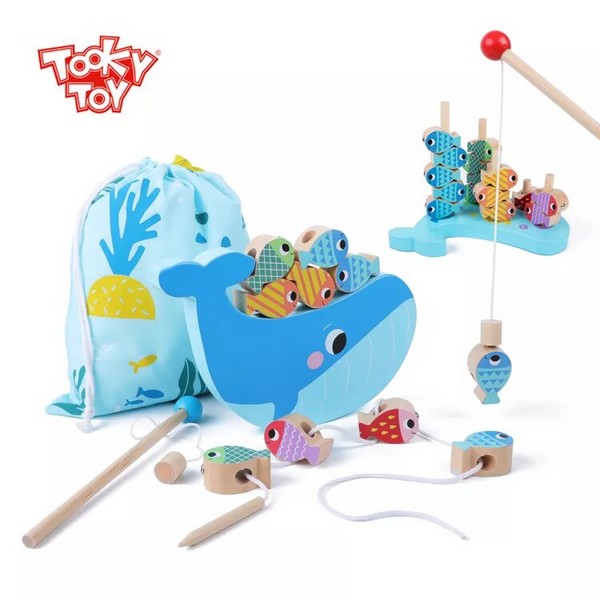 Продукт Tooky toy Риболов - Дървена игра за баланс 25 части - 0 - BG Hlapeta