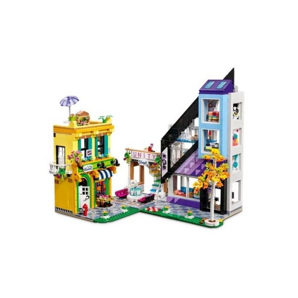 Продукт LEGO Friends Магазини за мебели и цветя в центъра - Конструктор - 0 - BG Hlapeta