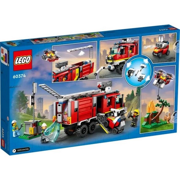 Продукт LEGO City Fire Department Камион на пожарната команда - Конструктор - 0 - BG Hlapeta