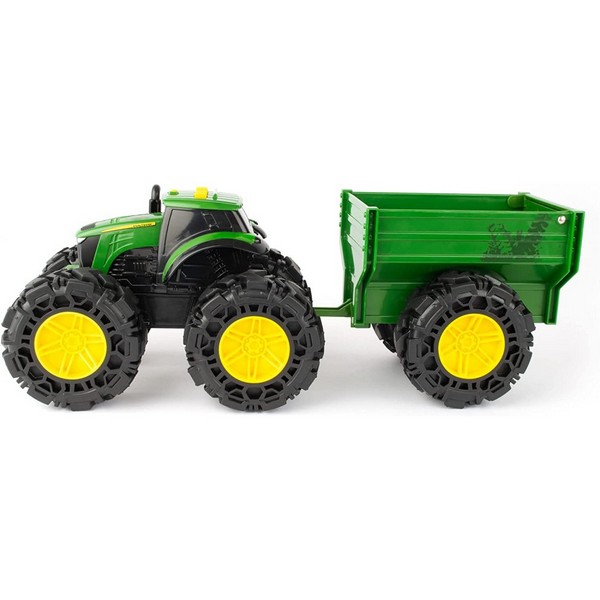 Продукт JOHN DEERE Monster Treads Трактор с Чудовищни гуми с Ремарке, 3г+ - 0 - BG Hlapeta