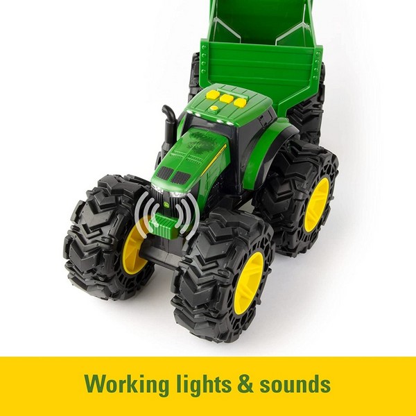 Продукт JOHN DEERE Monster Treads Трактор с Чудовищни гуми с Ремарке, 3г+ - 0 - BG Hlapeta