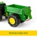 JOHN DEERE Monster Treads Трактор с Чудовищни гуми с Ремарке, 3г+