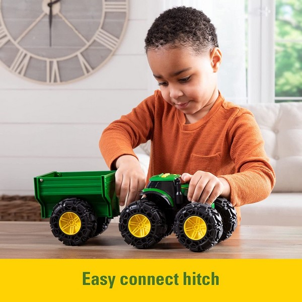 Продукт JOHN DEERE Monster Treads Трактор с Чудовищни гуми с Ремарке, 3г+ - 0 - BG Hlapeta