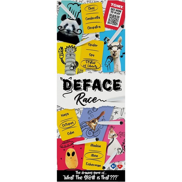 Продукт Tomy Games Преобрази и Отгатни Deface Race - Игра с карти, 8г+ - 0 - BG Hlapeta