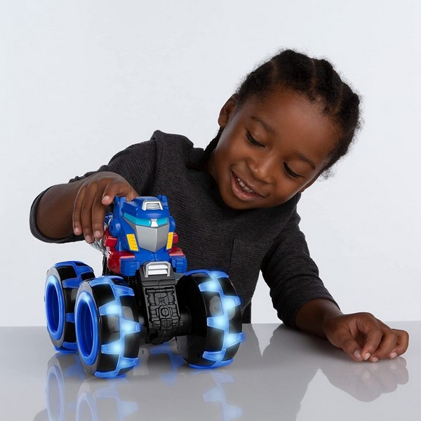 Продукт TOMY Monster Treads Transformers с Чудовищни светещи колела - Количка, 3г+ - 0 - BG Hlapeta