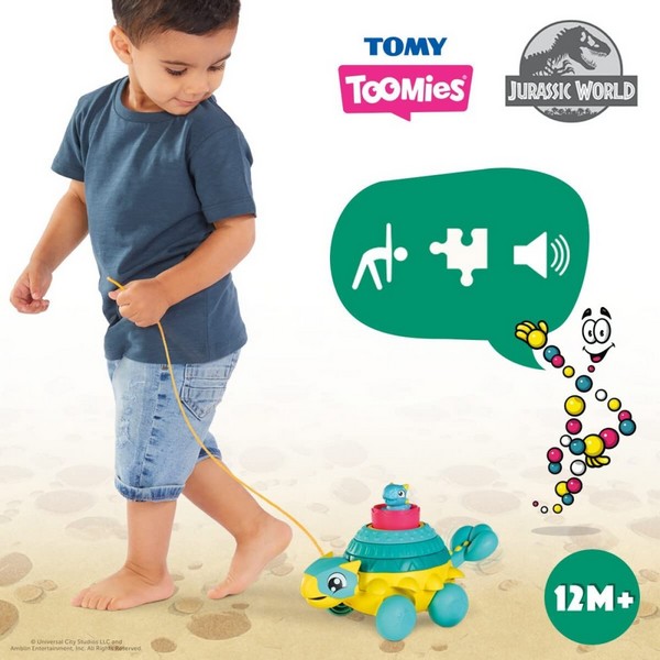 Продукт Tomy Toomies Jurassic World - Напасни и Дръпни Анкилозавър, 12м+ - 0 - BG Hlapeta