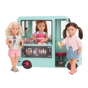 Our Generation Камион за сладолед - Комплект