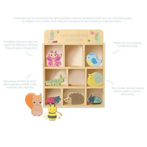 Продукт Orange Tree Toys Spring Garden - Комплект дървени градиснки животни - 0 - BG Hlapeta